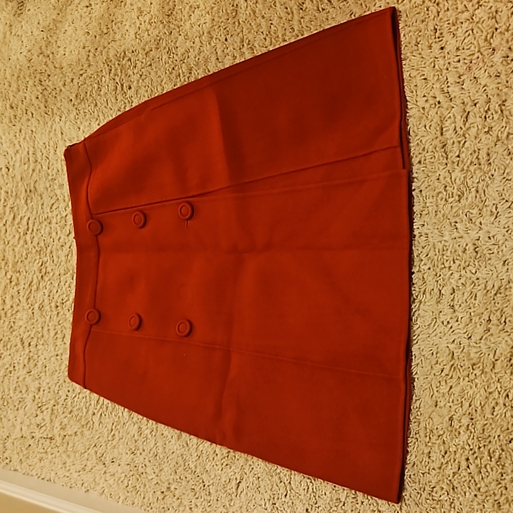 Red Talbots skirt